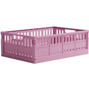 Made Crate Foldekasse - Maxi - 48x33x17,5 Cm - Soft Fuchsia - Made Crate - Onesize - Foldekasse