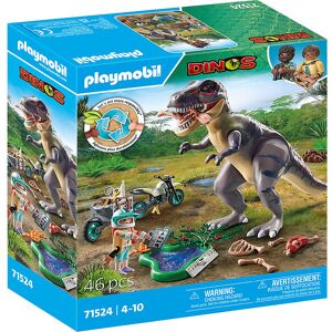 Dinos - T-Rex Hunt - 71524 - 46 Dele - Playmobil - Onesize - Legetøj