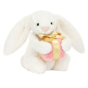 Jellycat Bamse - 18x9 Cm - Bashful Bunny With Present - Jellycat - Onesize - Bamse