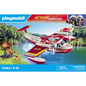 Action Heroes - Firefighting Sea Plane - 71463 - 34 De - Playmobil - Onesize - Legetøj