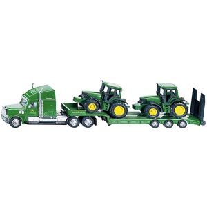 Siku Lastbil M. 2 Traktorer - 1:87 - Low Loader With John Deere  - Siku - Onesize - Legetøj