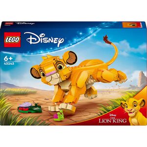 Disney - Simba Som Unge Løvernes Konge - 43243 - 222 Dele - Lego® - Onesize - Klodser