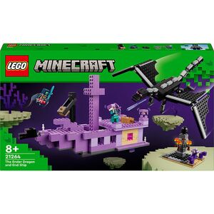 Minecraft - Ender-Dragen Og End-Skibet - 21264 - 657 Dele - Lego® - Onesize - Klodser