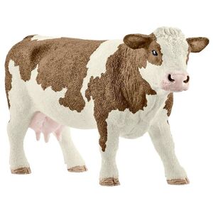 Schleich Dyr - Rødbroget Ko - H: 8 Cm 13801 - Schleich - Onesize - Legetøjsdyr