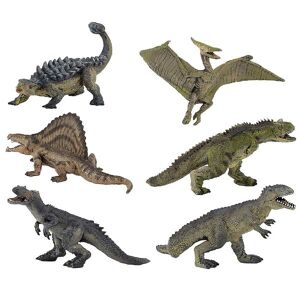 Papo Mini Dinosaurussæt 1 - 3-5 Cm - 6 Dele - Papo - Onesize - Dinosaur