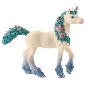 Schleich Bayala - H:10 Cm - Blomsterenhjørning Føl 70591 - Schleich - Onesize - Legetøjsfigur