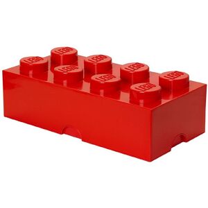 Storage Opbevaringsboks - 8 Knopper - 50x25x18 - Rød - Lego® Storage - Onesize - Boks