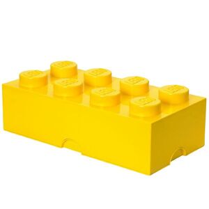 Storage Opbevaringsboks - 8 Knopper - 50x25x18 - Gul - Lego® Storage - Onesize - Boks