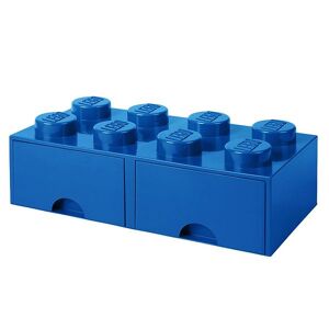 Storage Opbevaringsskuffe - 8 Knopper - 50x25x18 - Blå - Lego® Storage - Onesize - Skuffe