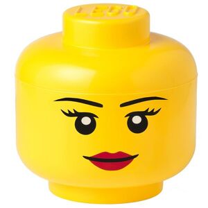 Storage Opbevaringsboks - Stor - Hoved - 27 Cm - Pige - Lego® Storage - Onesize - Boks