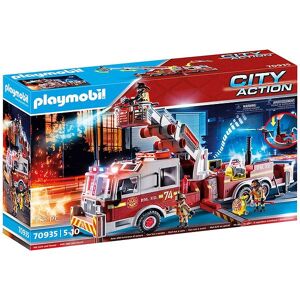 City Action - Brandbil: Us Tower Stige - 70935 - 113 D - Playmobil - Onesize - Legetøj