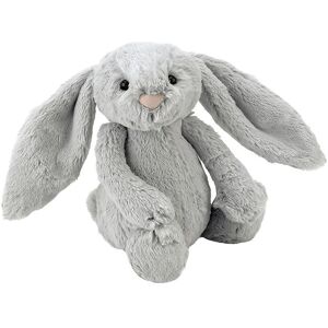 Jellycat Bamse - Medium - 31x12 Cm - Bashful Silver Bunny - Jellycat - Onesize - Bamse