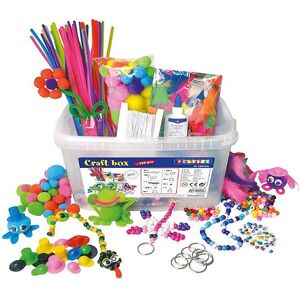 Playbox Multi Krea Boks - 740 Dele - Piberenser/fjer/perler/øjne - Playbox - Onesize - Kreasæt