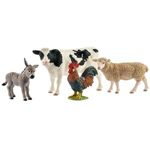 Schleich Farm World - 4 Stk - 7,5 Cm - Startersæt 42385 - Schleich - Onesize - Legetøjsdyr