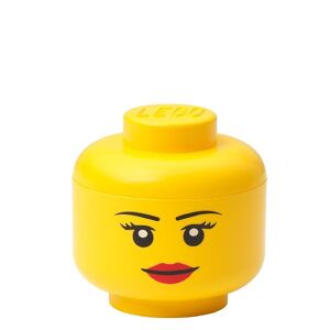 Storage Opbevaringsboks - Mini - Hoved - 12 Cm - Pige - Lego® Storage - Onesize - Boks