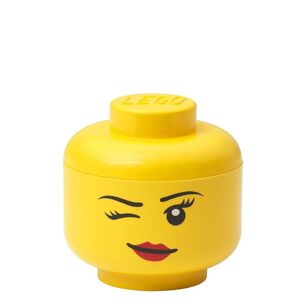 Storage Opbevaringsboks - Mini - Hoved - 12 Cm - Blinke - Lego® Storage - Onesize - Boks