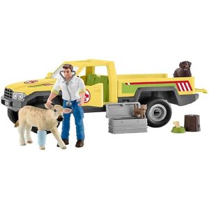 Schleich Farm World - Dyrlægebesøg På Gården 42503 - Schleich - Onesize - Legetøjsfigur