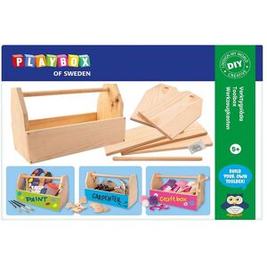 Playbox Byg-Selv Kasse - Træ - Playbox - Onesize - Legetøj