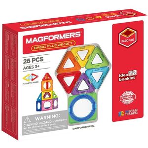 Magformers Magnetsæt - Basic Plus - 26 Dele - Magformers - Onesize - Magnetlegetøj