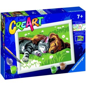 Ravensburger CreArt - Sovende katte og hunde