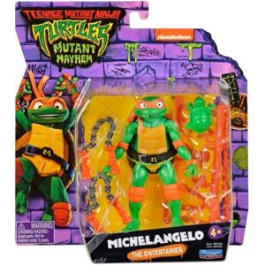 Playmates Toys Turtles Mutant Mayhem Basic Figures Michelangelo