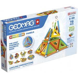 Geomag Supercolor paneler genbrugt 78 Dele