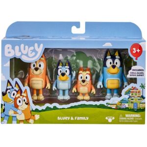 Moose Toys The Bluey family, 4 pack Figures