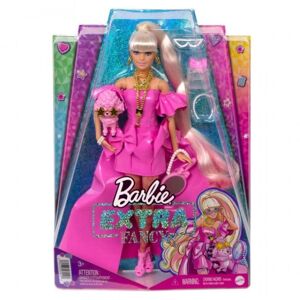 Mattel Barbie Extra Fancy Doll Pink Plastic