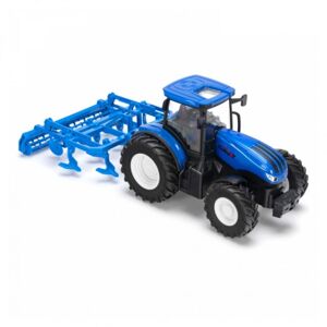 Model Farm World Korody Traktor med vejhøvl