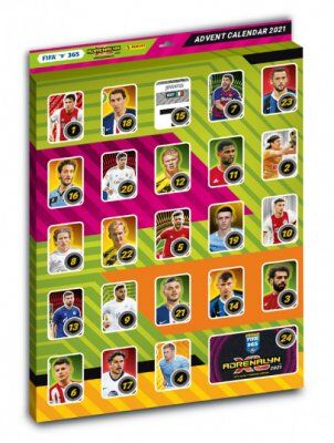 Fifa Fodbold adventskalender, Adrenalyn XL Booster Byttekort 2020/21