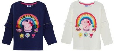 Peppa Pig Gurli Gris T-shirt (6 ÅR - 116 cm, VIT)