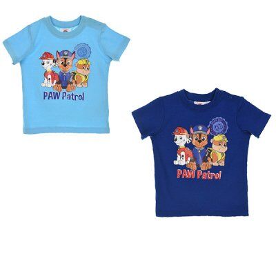 Paw Patrol bande kortærmet t-shirt Baby 6-24 måneder (Blå, 18 mån - 81 cm)