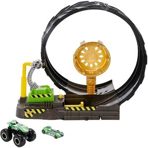 Hot Wheels Monster Trucks Gasolinera Pista Coches de Juguete +4 Años