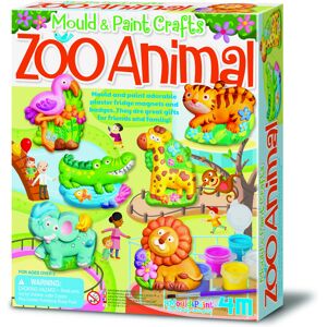 4M Kit Moldea Y Pinta Animales Zoo