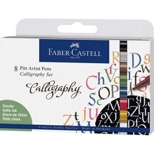 Faber-Castell Rotuladores Pitt Calligraphy 8 colores
