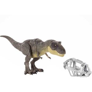 Mattel Figura  T-Rex Pisa y Ataca Jurassic World