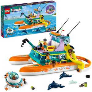 LEGO® Friends Barco de Rescate Marítimo con Animales Marinos 41734