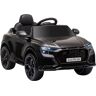 Homcom Coche Eléctrico Infantil +3 Años Licencia Audi RS Q8 con Batería 6V 2 Motores Mando a Distancia Música MP3 Bocina y Luces 101x62x51cm Negro