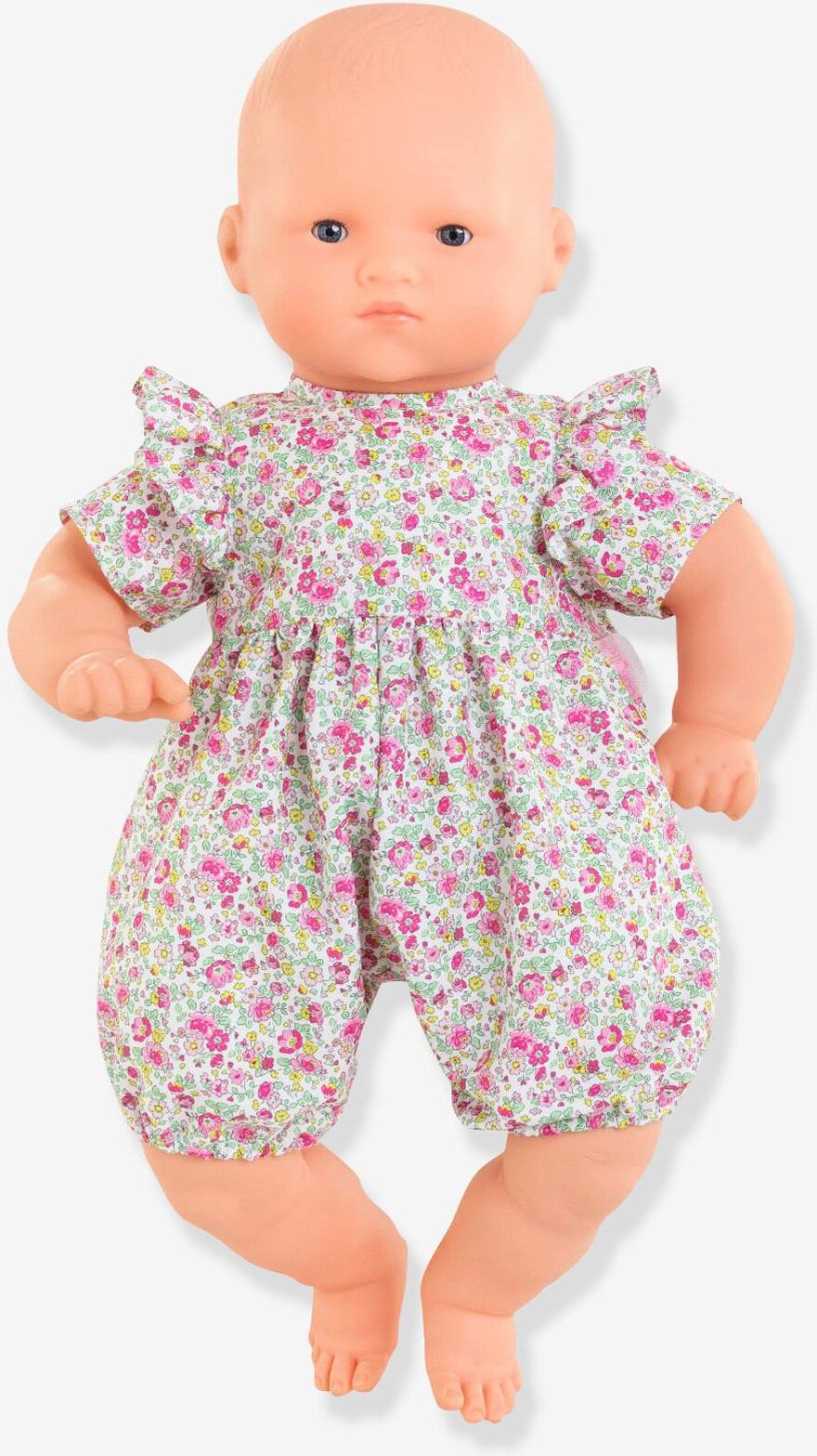 Muñeca Bebé Chéri Jardín en flor - COROLLE rosa medio liso con motivos