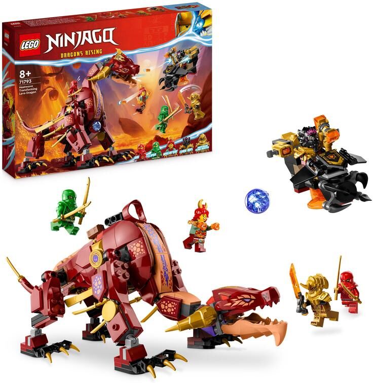 LEGO® NINJAGO Dragón de Lava Transformer Ola de Calor 71793