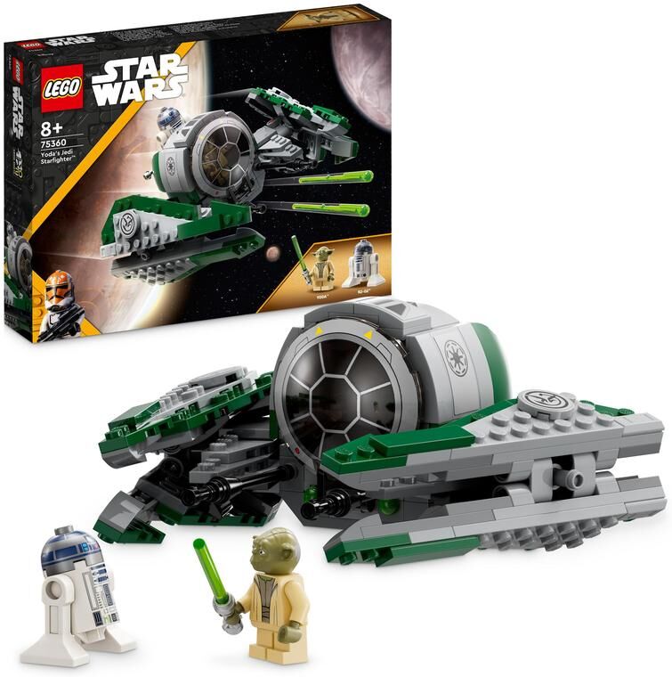 LEGO® Star Wars Caza Estelar Jedi de Yoda 75360