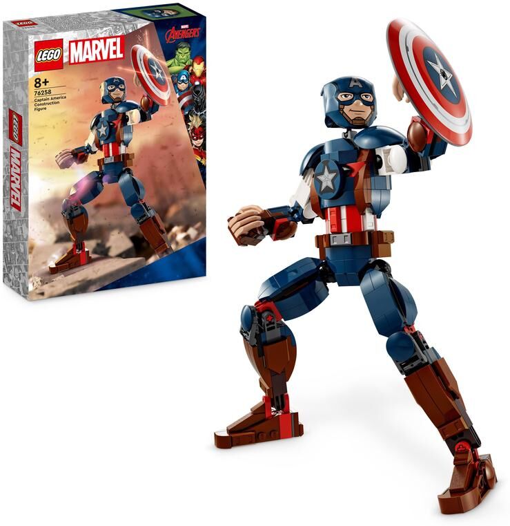 LEGO® Marvel Figura de Construcción Capitán América 76258