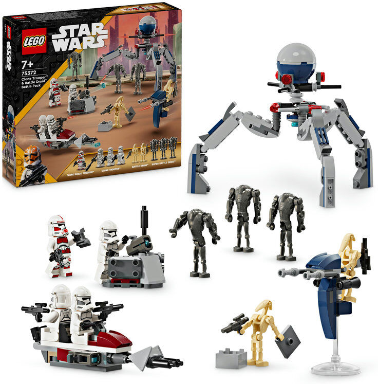 LEGO® Star Wars TM Pack de Combate: Soldado Clon y Droide de Combate 75372