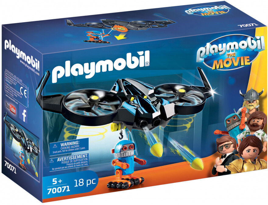 Playmobil Figuras  The movie Robotriton con dron 70071