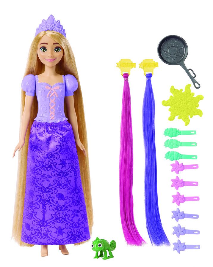 Mattel Disney Princesa Muñeca Rapunzel Peinados Mágicos