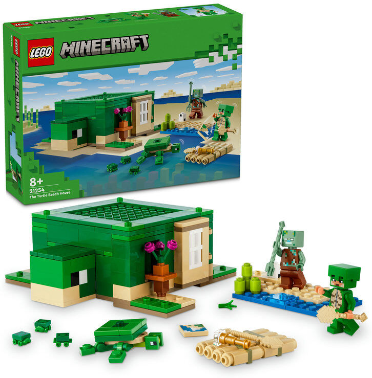 LEGO® Minecraft La Casa-Tortuga de la Playa 21254