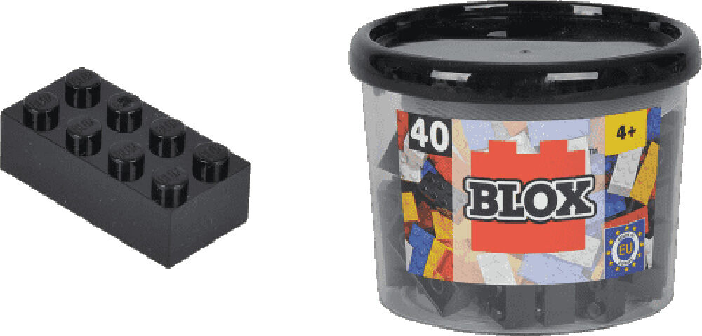 Simba Blox Bote 40 Bloques Negros