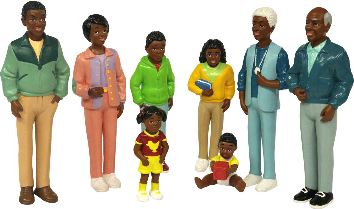 Miniland Figuras Amigos del mundo Familia africana