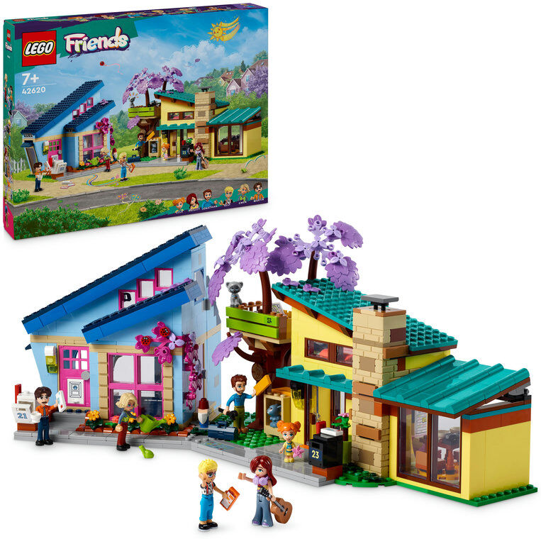 LEGO® Friends Casas Familiares de Olly y Paisley 42620