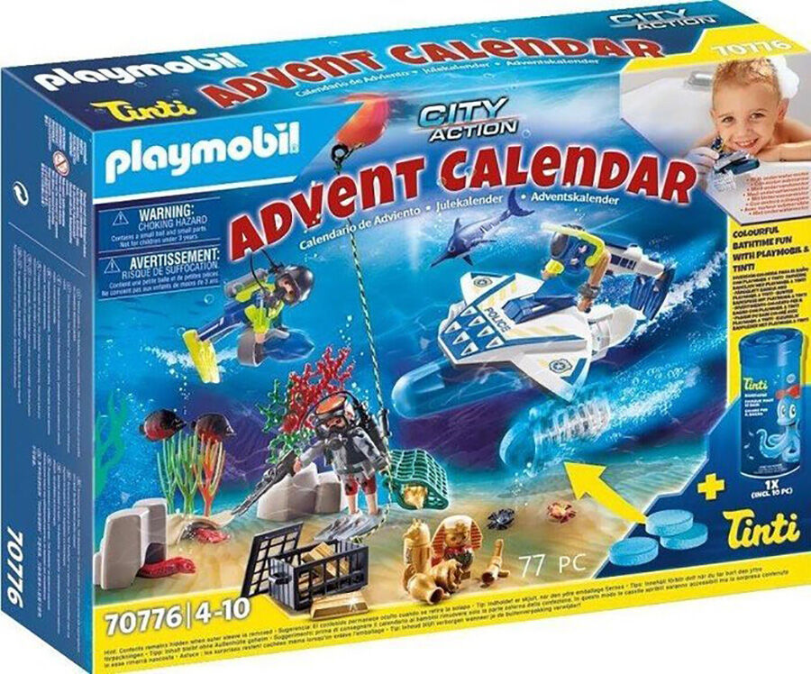 Playmobil Nadal Advent misión buceo 70776